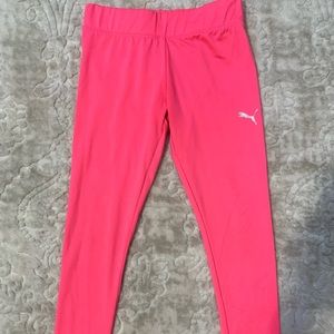 PUMA Girls Size 6 Workout Leggings